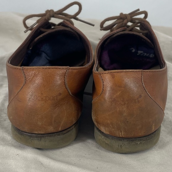 Rockport Vintage Leather Lace-Up Shoes Tan Brown Classic Loafer Dress Women’s 7 - Picture 3 of 8
